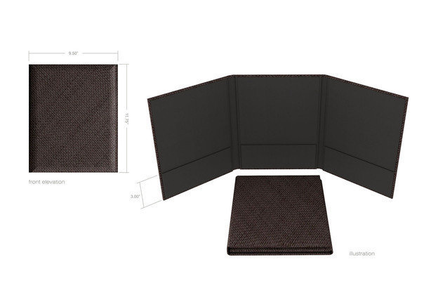 three fold menu
